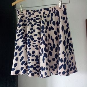 Forever21 Purple Pink Leopard Print Skirt